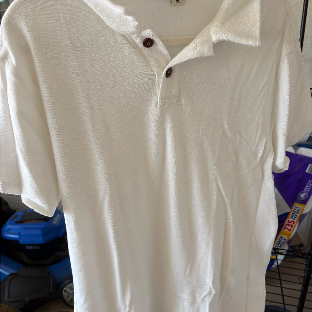 Classic White Men's Polo Shirt
